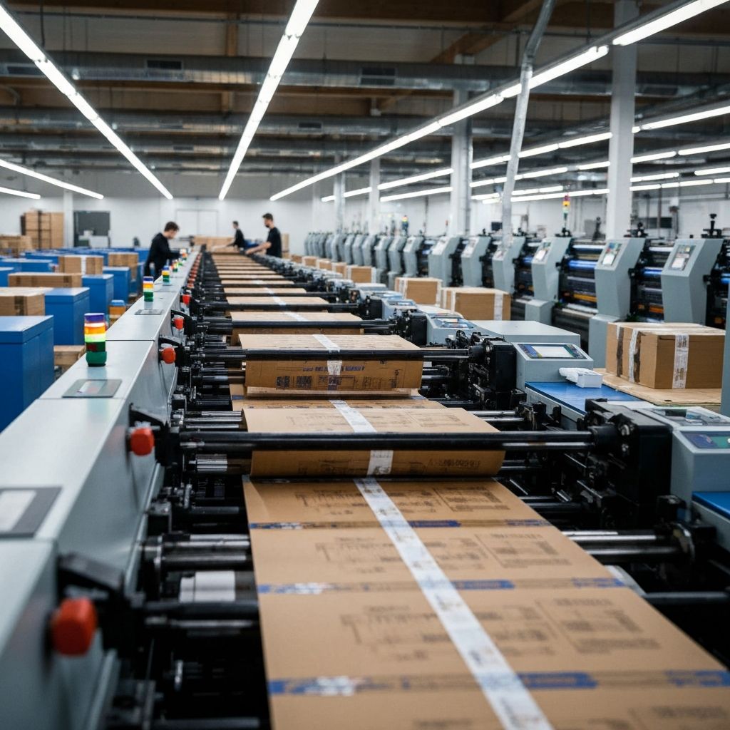 Quy trình in ấn hộp bánh tráng chất lượng cao